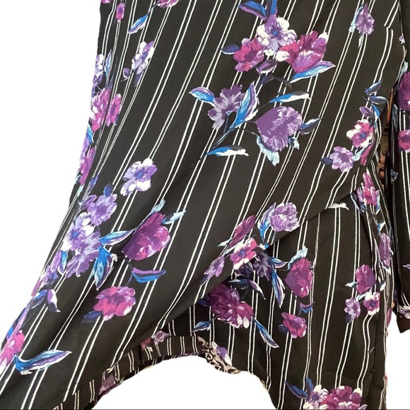 APT 9 - light, sheer-like blouse, 3/4 sleeves with ties, size XL - Picture 4 of 13